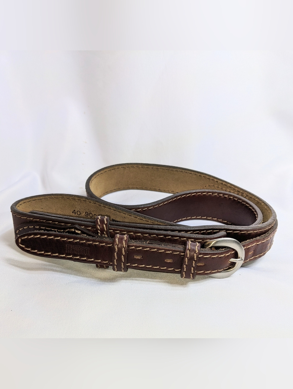 Duluth Trading Co Men's Ranger Work Belt, Style 90013, Brown Leather, Sz 40 - Picture 3 of 13